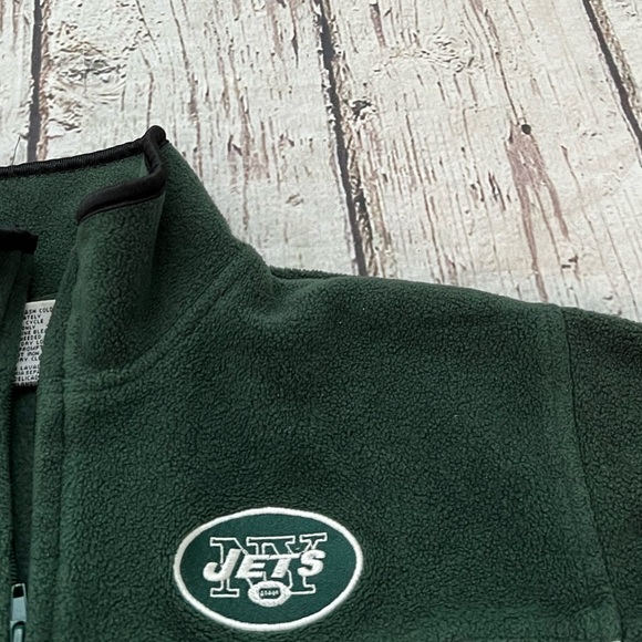 Boys Kids New York Jets Reebok NFL Football Sports Fleece Jacket - Picture 4 of 5